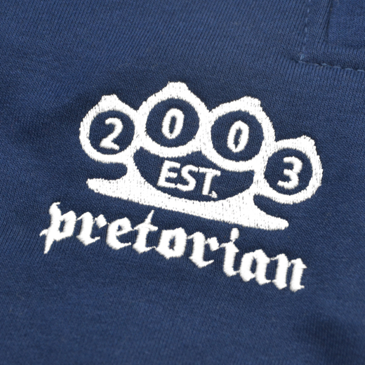 Sweatpants Pretorian "Public Enemy" navy blue - welt