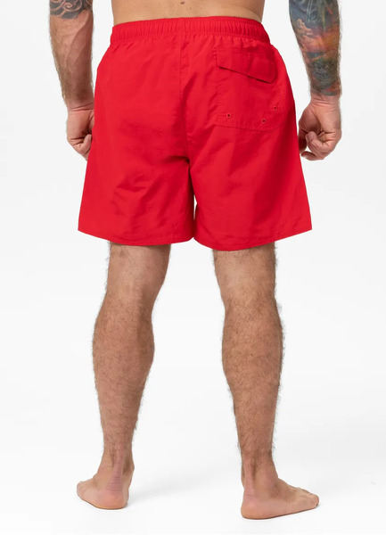 PIT BULL &quot;CROWNHILL&quot; men&#39;s swimming shorts - red