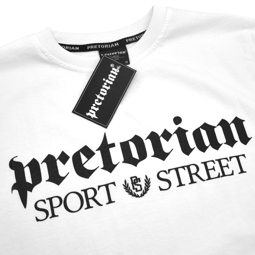 T-shirt Pretorian classic "Sport & Street" - White