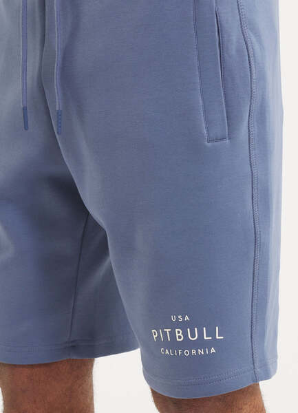 PIT BULL "SAMPSON" men's sweat shorts - blue