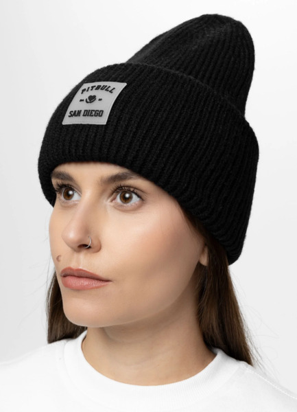 Czapka zimowa PIT BULL "LOVE PB" - czarny