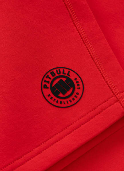 Szorty dresowe męskie PIT BULL "DOGWOOD" - czerwony