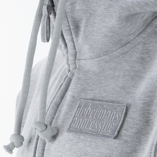 Dobermans Aggressive Zip Hoodie &quot;Premium BZK260&quot; - gray