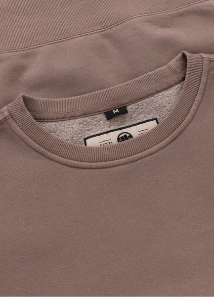 PIT BULL Washed Men&#39;s Sweatshirt &quot;Lancaster II&quot; - Burgundy