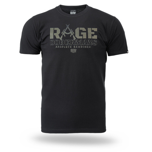 Koszulka T-shirt Dobermans Aggressive "RAGE" TS358A - czarna