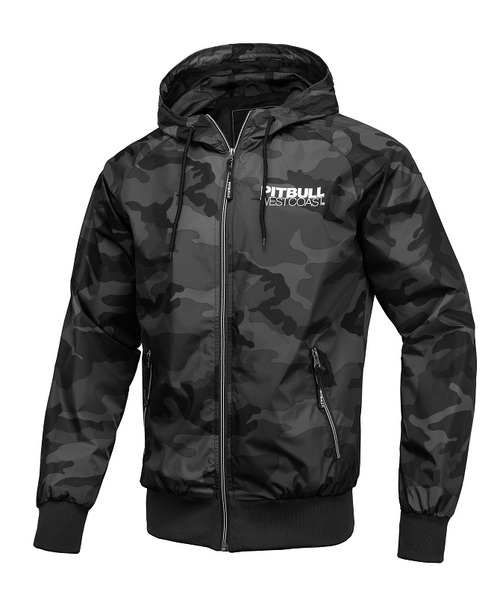 Spring jacket PIT BULL "Athletic" '21 - all black camo