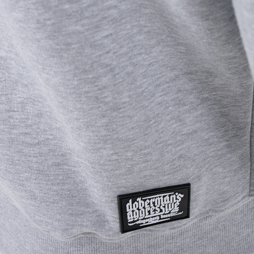 Dobermans Aggressive Zip Hoodie &quot;Aggressive BZ236&quot; - gray