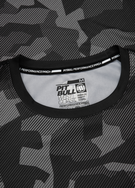 Koszulka treningowa Mesh Pit Bull "Dillard" - czarno szara