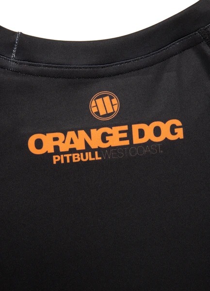 Rashguard PIT BULL short sleeve "Orange dog" 