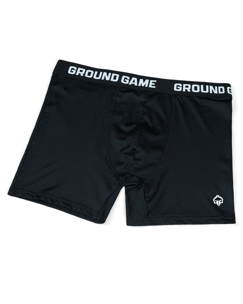 Ground Game Sports Men&#39;s 3-Pack Boxer Briefs - Black