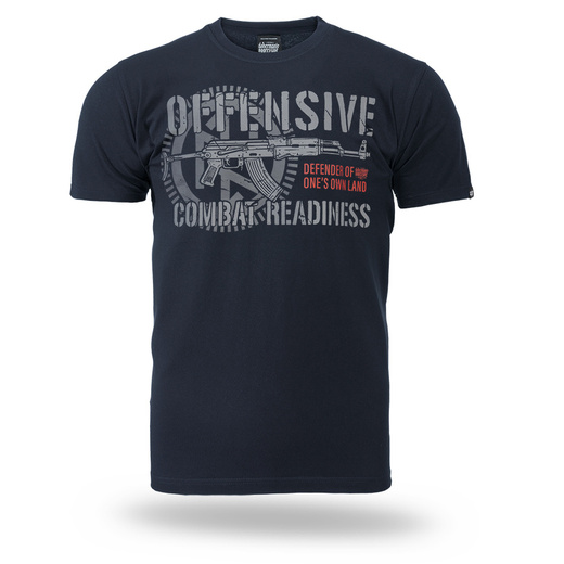 Dobermans Aggressive "Combat Readiness TS416" T-shirt - navy blue