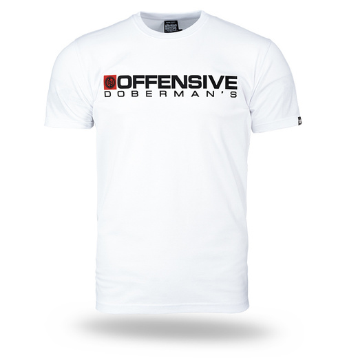 Koszulka T-shirt Dobermans Aggressive "CLASSIC SUN" TS349 - biała