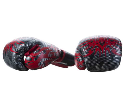  RĘKAWICE BOKSERSKIE TOP KING TKBGDG-BK-RD "ROSES & CHAIN"