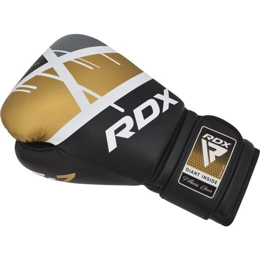 Rękawice bokserskie RDX BGL-F7 - czarno/złote 