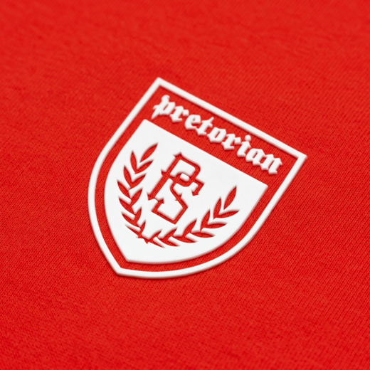 Koszulka Pretorian Ringer "Crest" 3D - czerwona