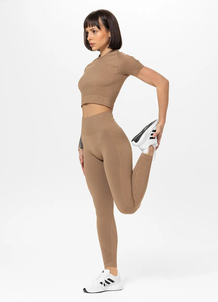  PIT BULL sports leggings for women &quot;COLUMBIA&quot; - light brown 