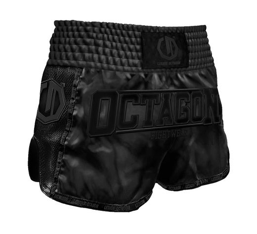 Kickboxing/Muay Thai Legion Octagon Future PREMIUM shorts - black/black