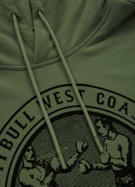PIT BULL Hoodie "Vintage Boxing" '22 - olive