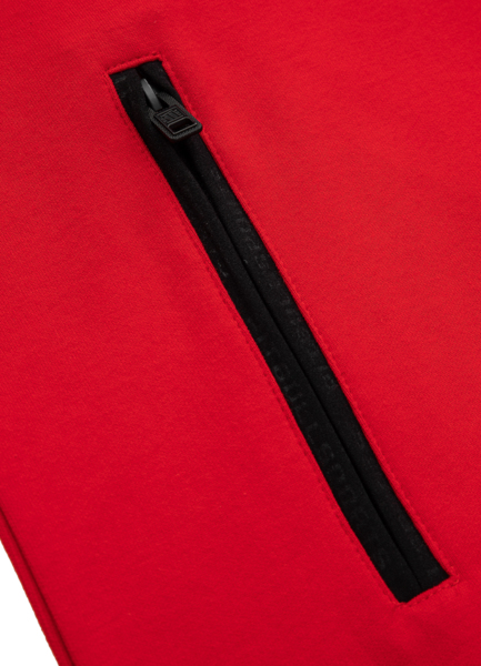 Bluza PIT BULL "Falcon Hilltop" z kapturem - czerwona