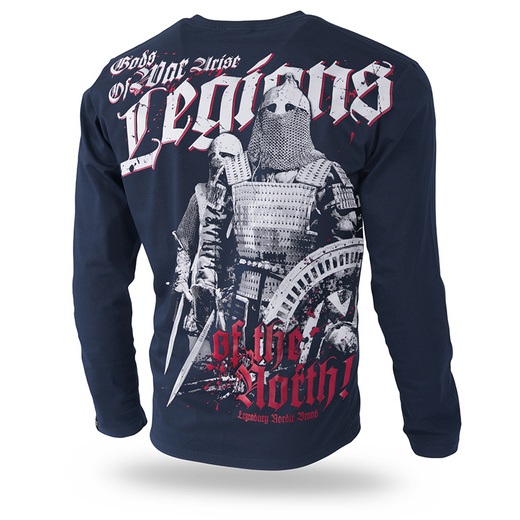 Longsleeve Dobermans Aggressive "LEGIONS OF THE NORTH" LS222" - granatowy