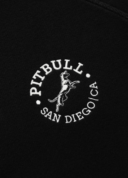 Bluza męska z kapturem PIT BULL "SAN DIEGO CA" - czarny