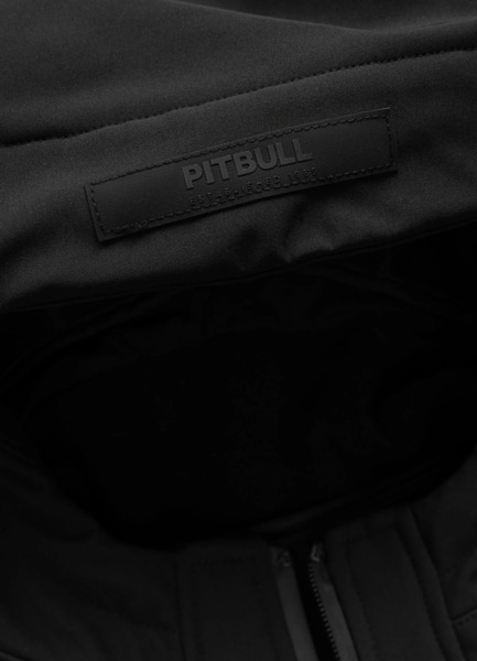 PIT BULL "ROSCOE" Hooded Softshell Jacket - Black