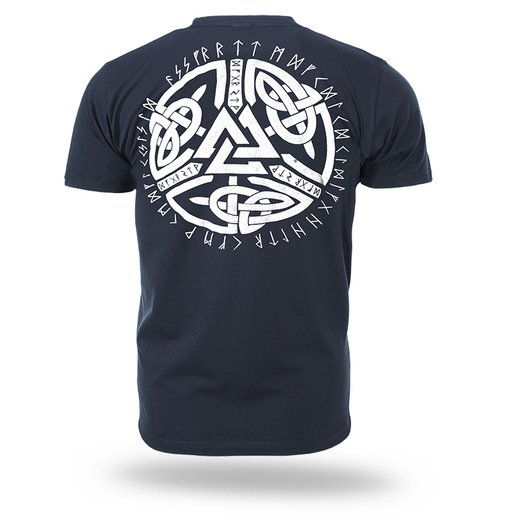 Koszulka T-shirt Dobermans Aggressive "North Valknut TS324D" - granatowa
