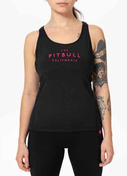 Tank Top sportowy damski PIT BULL "AVENIDA" - czarny