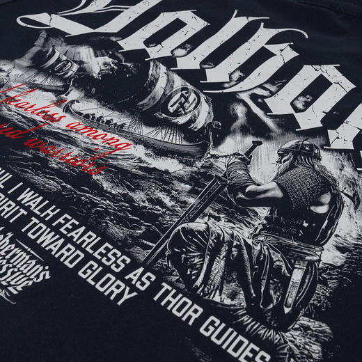 Longsleeve Dobermans Aggressive "VALHALLA III" LS400 - granatowy
