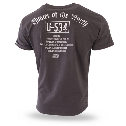Koszulka T-shirt Dobermans Aggressive "HUNTER OF THE NORTH" TS189 - brązowa