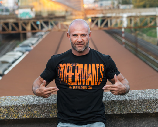 Dobermans Aggressive &quot;BROTHERHOOD CODE&quot; TS388 T-shirt - black