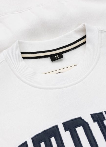 PIT BULL "NORTON" sweatshirt - off-white