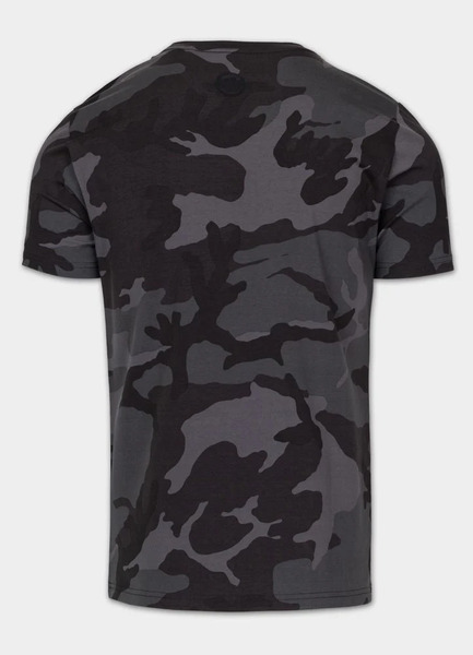 PIT BULL slim fit T-shirt "Classic Boxing" - all black camo