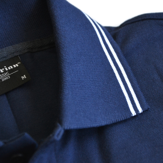 Pretorian &quot;PS&quot; polo shirt - navy blue inserts