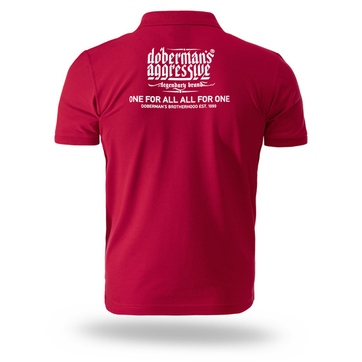 Dobermans Aggressive "LEGANCY" TSP403 Polo Shirt - Red