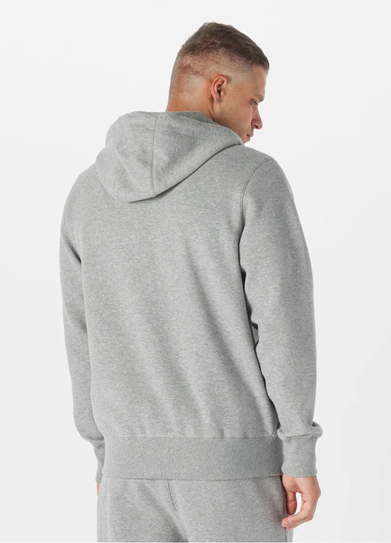 PIT BULL &quot;Pique Logo&quot; zip-up hoodie - grey