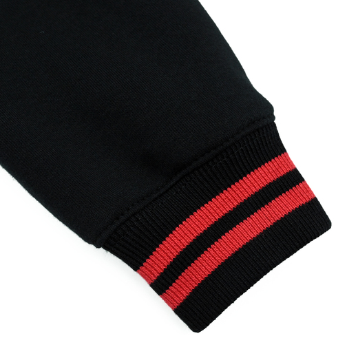 Bluza bejsbolówka Pretorian "Logo" - czarno/czerwona