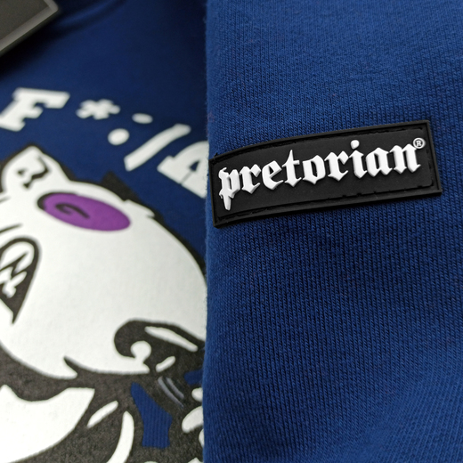 Sweatshirt Pretorian "Run motherf*:)ker!" - navy blue