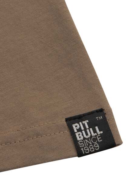 PIT BULL 170 "Small Logo" T-shirt - coyote brown