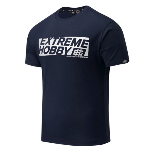 Koszulka T-shirt męski Extreme Hobby "BLOCK 2026" - granatowy