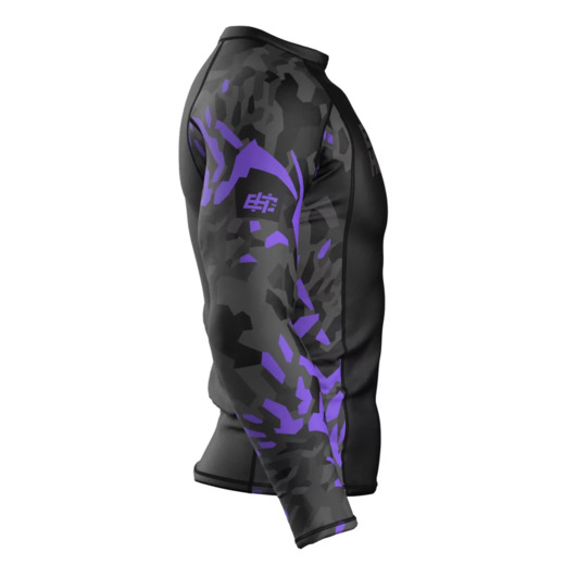 Longsleeve rashguard Extreme Hobby | Black Panther - czarny/fioletowy