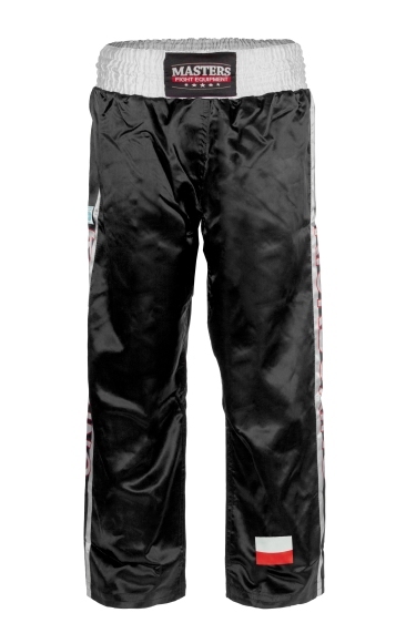 Spodnie sportowe długie SKBP-100W (WAKO APPROVED) - czarne