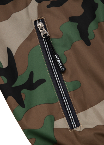 Spring jacket PIT BULL &quot;Athletic sleeve&quot; &#39;21 - woodland camo