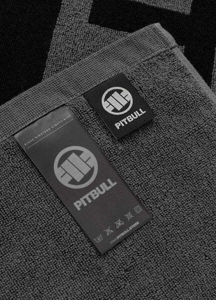 PIT BULL "Gym HILLTOP" Bath Towel - Black/Gray
