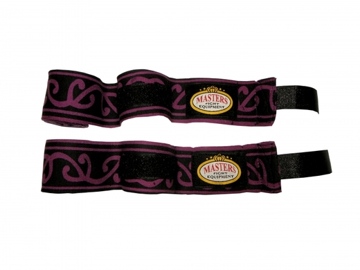  Bandaż bokserski owijki elastyczne Masters BB-3S - fioletowy