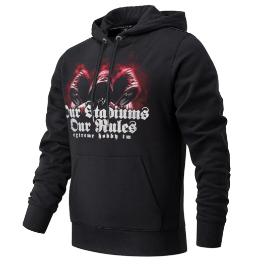 Bluza z kapturem Extreme Hobby "FANATICS" - czarna