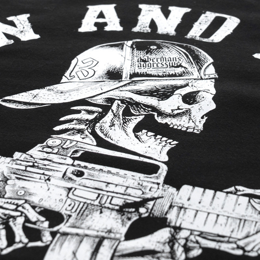Dobermans Aggressive T-shirt &quot;GUN AND ROLL TS276&quot; - khaki