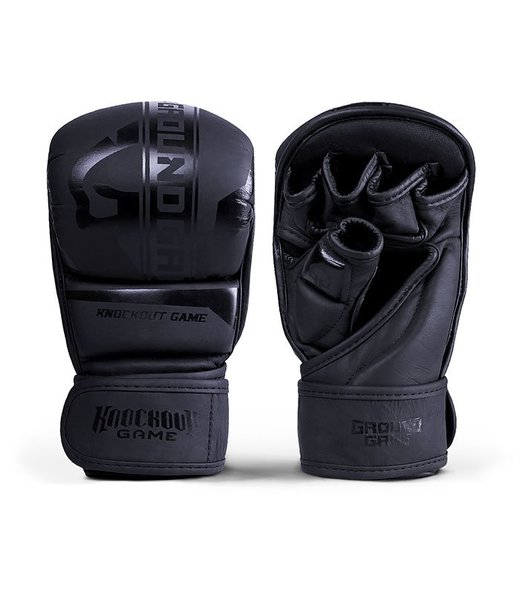 Ground Game MMA PRO &quot;Stripe Black&quot; gloves