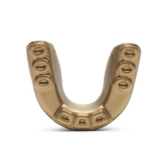 Ochraniacz na zęby szczękę pojedynczy Leone "DNA" - złoty