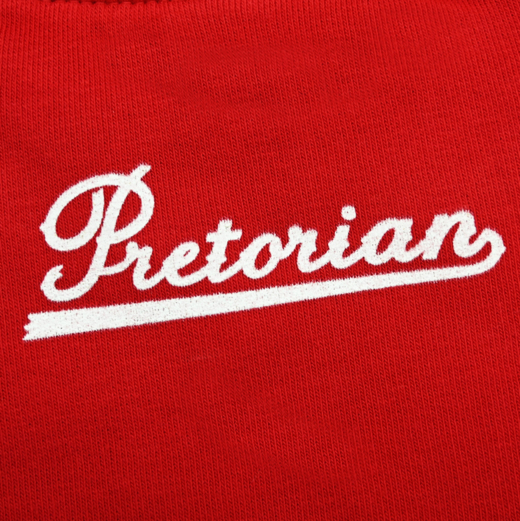 Woman's Pretorian Women&#39;s Sweatshirt &quot;Run motherf * :) ker!&quot; - Red